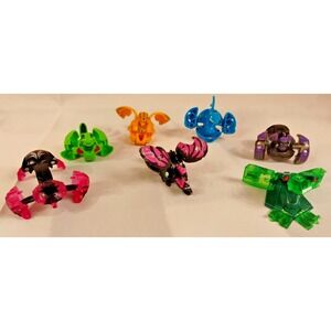 Lot of 7 Bakugan Battle Brawlers Action Magnetic Figures